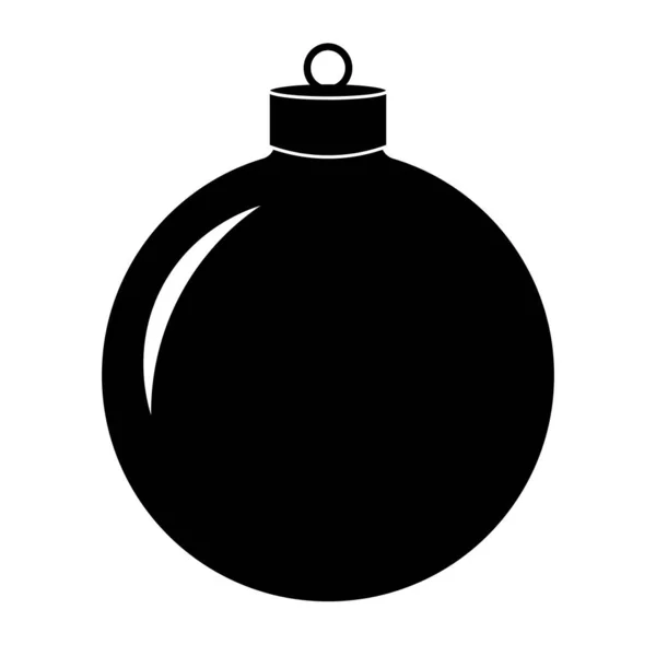 Einfache Illustration Von Weihnachtsbaum Spielzeug Objekt Für Weihnachtsdesign Attrappe — Stockvektor
