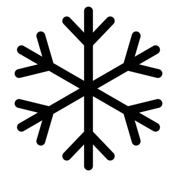 Enkel Illustration Vinter Snöflinga För Jul Semester — Stock vektor
