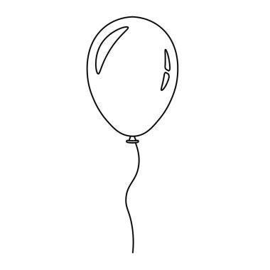 Noel balonunun basit bir resmi Noel tatili konsepti