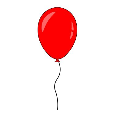 Noel balonunun basit bir resmi Noel tatili konsepti