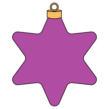 Noel ağacı oyuncağının basit bir gösterimi Noel tasarımı için nesne, model