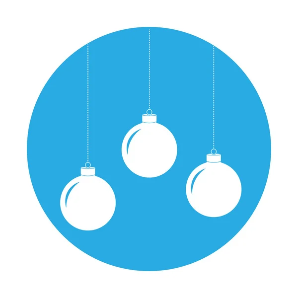 Einfache Illustration Von Weihnachtsbaum Spielzeug Objekt Für Weihnachtsdesign Attrappe — Stockvektor