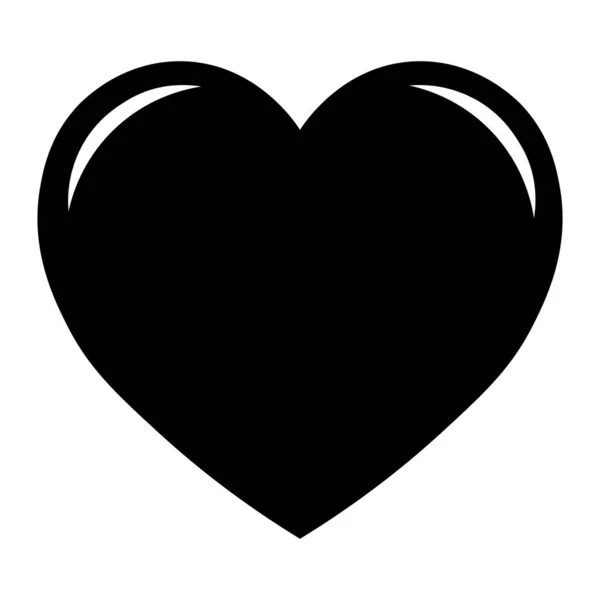 Простая Иллюстрация Иконы Сердца День Святого Валентина — стоковый вектор