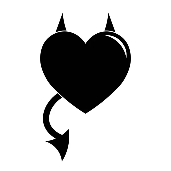 Простая Иллюстрация Иконы Сердца День Святого Валентина — стоковый вектор