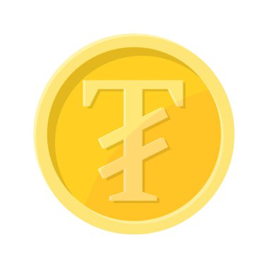 Torgog madeni parasının basit çizimi İnternet para birimi kavramı