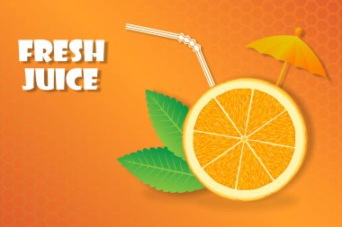 Arka planda bir dilim turuncu turunçgil meyvesi yiyecek geçmişi kavramı