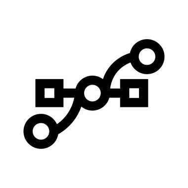 Web için modern düz ai veya eps vektör simgesi tasarımı