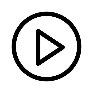 Web için oyun simgesi veya video ses dosyasının modern düz tasarımı