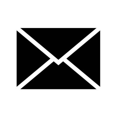 Uygulamalar ve web siteleri için basit izole edilmiş bir simge ya da mektup ya da alışveriş zarfı