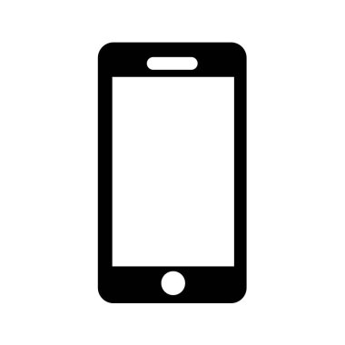 Alış veriş cep telefonu ya da telefon numarası, ya da uygulamalar ve web siteleri için basit izole edilmiş simge yardım