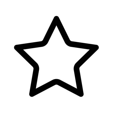 Alışveriş yıldızı veya favorilere uygulamalar ve web siteleri için basit izole edilmiş simge ekle