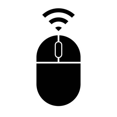 Fare Kişisel Bilgisayar Bileşeni simgesinin basit illüstrasyonu