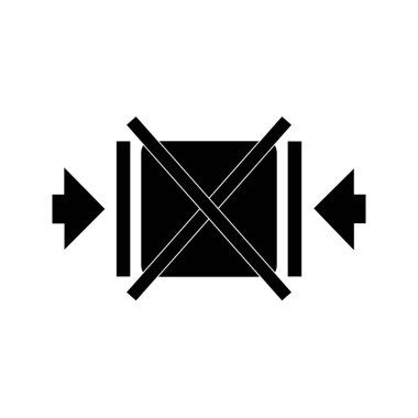 Ürün ambalajı ve kutusu üzerinde basit simge çimdikleme