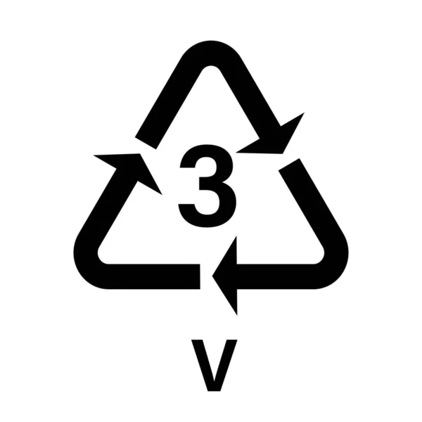 Recycleerbaar Kunststof Pvc Eenvoudig Pictogram Productverpakking Doos — Stockvector