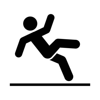 Adam simgeye dönüşür Hareket eden insanlar aktif yaşam tarzı işareti