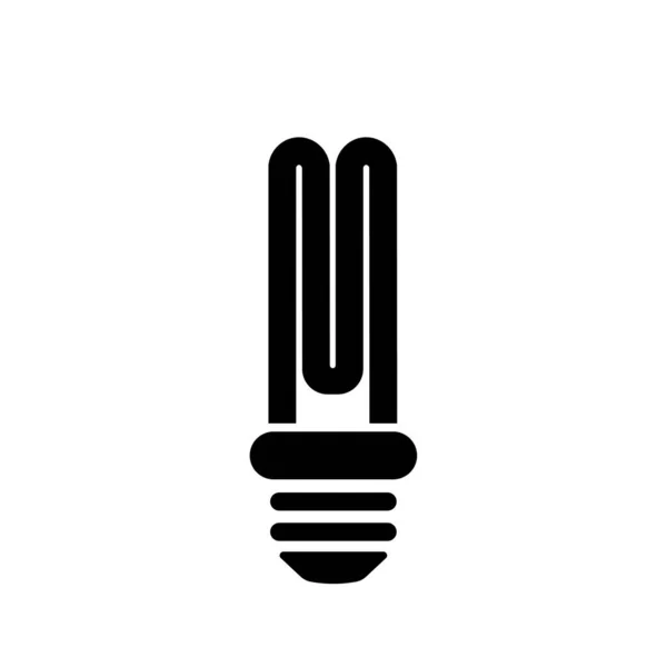 Электрическая Лампочка Идея Вдохновение Простая Икона — стоковый вектор
