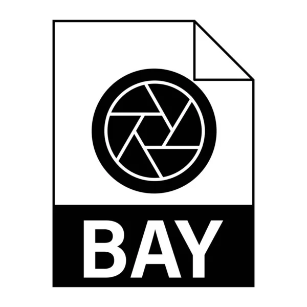 Web Bay文件图标的现代平面设计 — 图库矢量图片