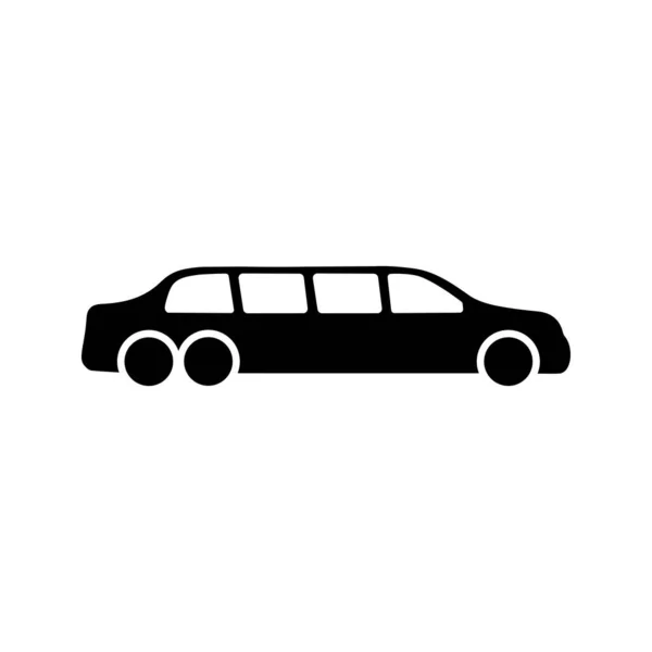 Icono Coche Estilo Plano Icono Tráfico Simple — Archivo Imágenes Vectoriales