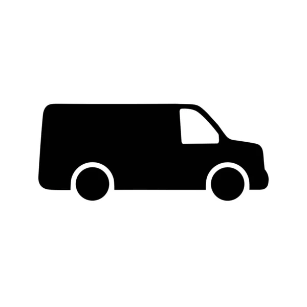 Icono Coche Estilo Plano Icono Tráfico Simple — Vector de stock