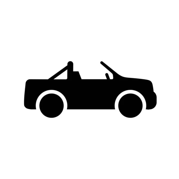 平板车图标简单的交通图标 — 图库矢量图片