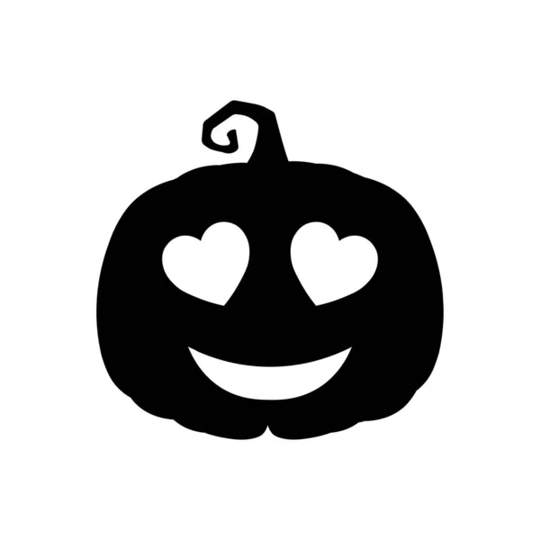 Halloween Calabaza Miedo Estilo Plano Concepto Dibujos Animados Vacaciones — Vector de stock