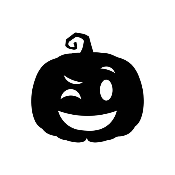 Halloween Calabaza Miedo Estilo Plano Concepto Dibujos Animados Vacaciones — Archivo Imágenes Vectoriales