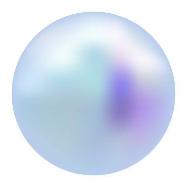 Mücevherler için parlak mavi inci ikonu. Web ve uygulama için basit illüstrasyon