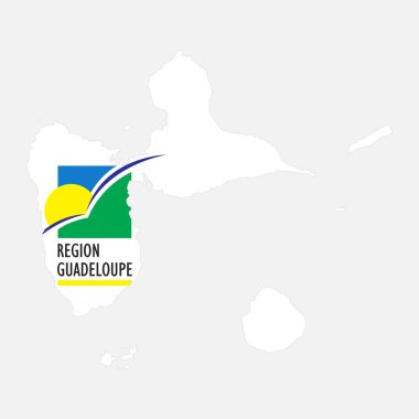 Guadeloupe bayrağı bağımsızlık günü ya da seçim için basit bir örnektir. Web için basit simge