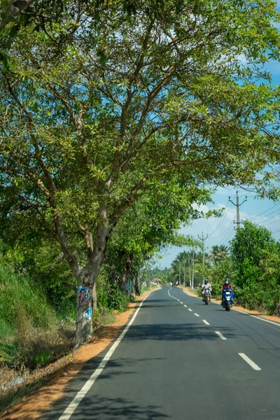 Kuttanadu Kerala India Marzo 2021 Alappuzha Changanassey Road Kuttanadu — Foto Stock