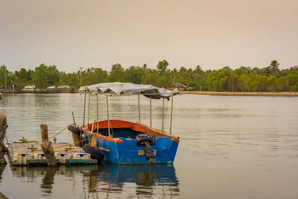 Munroe Island Kollam Kerala Indie Dubna 2021 Výlet Kánoi Přes — Stock fotografie