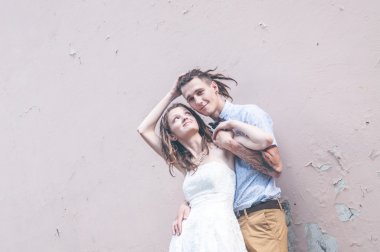 Kaç poz dreadlocks ile