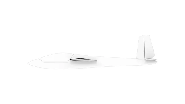 3D renderowanie samolotu szybowcowego izolowane na białym tle — Zdjęcie stockowe
