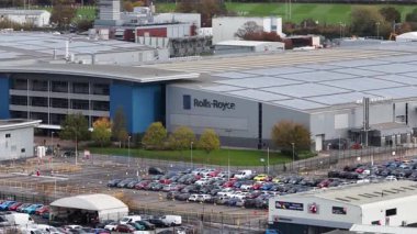Bristol, üniter otorite, İngiltere, 30 Ekim 2025: Rolls Royce daha temiz, daha sessiz, daha verimli jet motorları için bileşenler geliştirir. Havacılık şirketi. Site düşük enerji, düşük emisyon süreçleri, hammaddeleri maksimize ederek atığı azaltacak