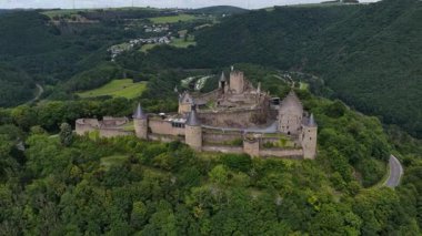 Bourscheid Castle is a medieval fortress located approximately two kilometers from the village of Bourscheid , in the north of the Grand Duchy of Luxembourg.