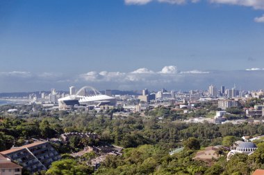 Banliyö görünümünü ve şehir Durban Güney Afrika manzara