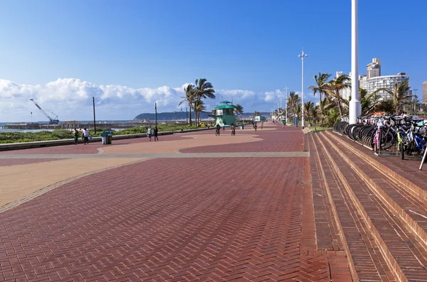 Promenade piétonne Tôt le matin à Durban Beachfront — Photo