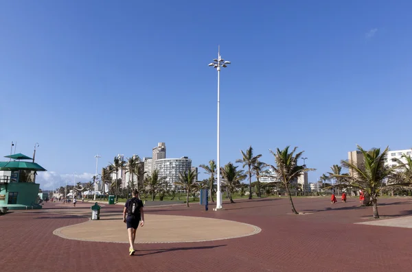 Paved Promenade on Durban's Golden Mile Beachfront — Stock Photo, Image