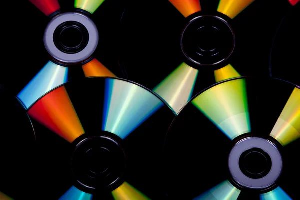 Cerrar reflexiones y colores en discos compactos 2 —  Fotos de Stock