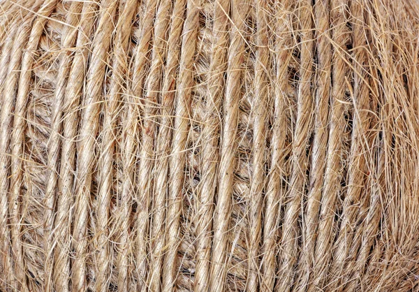 Patrones y texturas en el rollo de fondo de cuerda — Foto de Stock