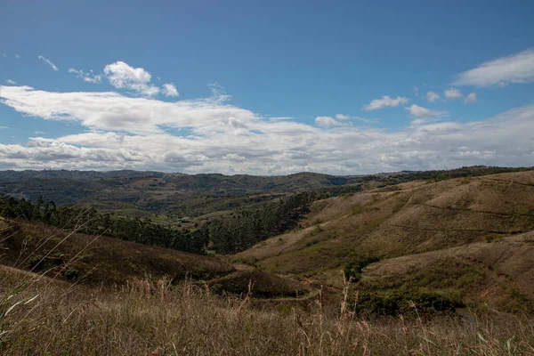 Rullande Kullar Och Torr Buske Kwazulu Natal Sydafrika — Stockfoto