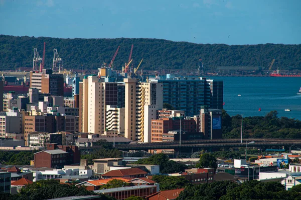 Durbanský Přístav Obytné Budovy Jak Vidět Berei — Stock fotografie