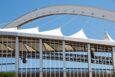 Musa Mabhida Stadyumu 'nun mimarisi ve inşaatı kapanıyor.
