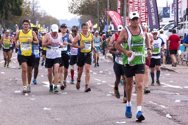 Langdistanseløpere ved Comrades Ultra Marathon – stockfoto