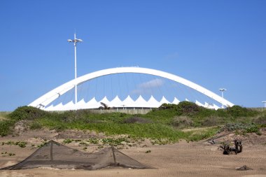 Moses Mabhida Stadyumu Dunes Durban adlı yukarıda Rising