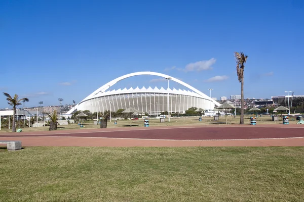 Moses Mabhida Stadium as Viewed from Durban Promenade — Stock Photo, Image