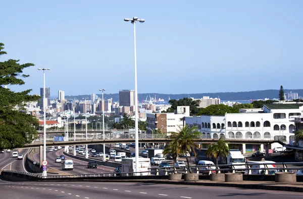 Vista de Durban CBD con puerto en segundo plano —  Fotos de Stock