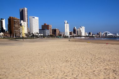 Golden Mile plaj ön Durban Güney Afrika