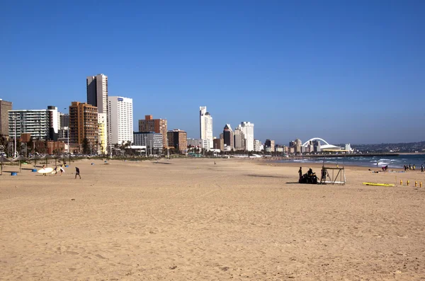 Νωρίς το πρωί Addington παραλία στο Durban της Νότιας Αφρικής — Φωτογραφία Αρχείου