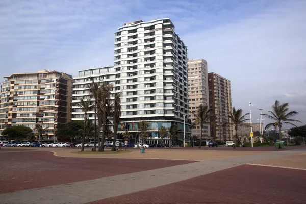 Hoteles Primera Línea de Playa Forro Promade, Durban Sudáfrica — Foto de Stock