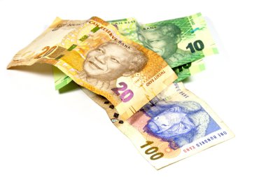 Featurning Nelson Mandela Güney Afrika banka notları